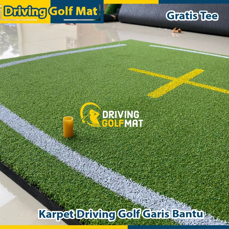 Jual karpet driving golf / hitting mat golf swing / matras golf helipad ...