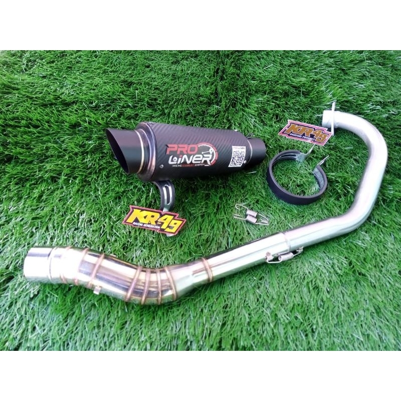Jual terbaru knalpot racing Proliner hitam dop pnp fu r15 vixion cbr mx ...