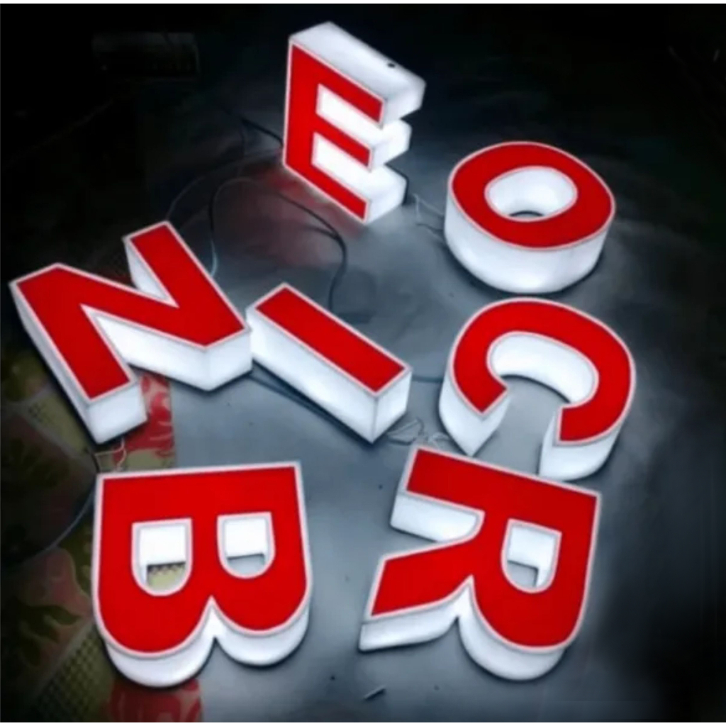 Jual Huruf Timbul Akrilik Letter 3D Led Nyala - Full Dimensi Akrilik ...