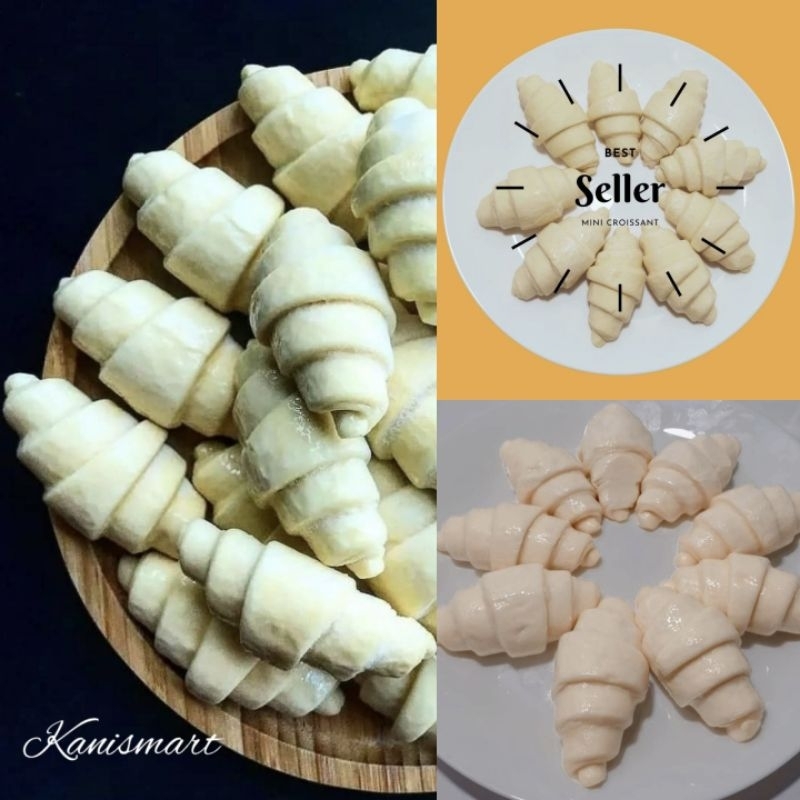 Jual croissant frozen / waffle / croisan dough / pastry croffle viral ...