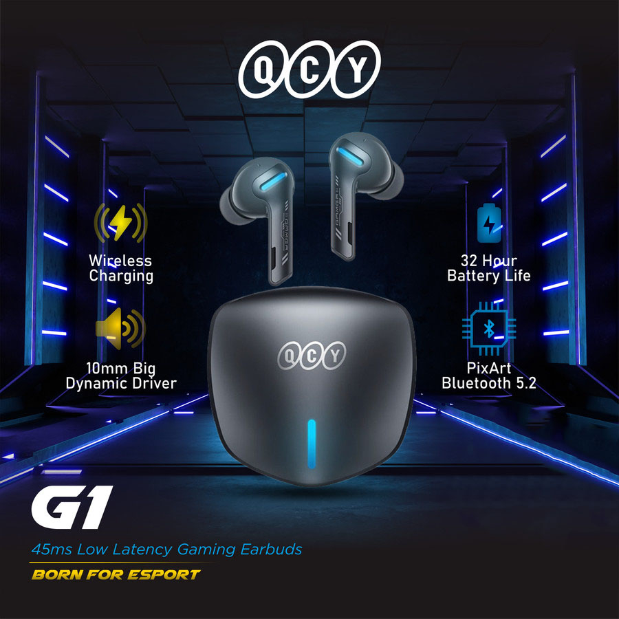 Jual QCY G1 45ms Low Latency Gaming Earbuds | Shopee Indonesia