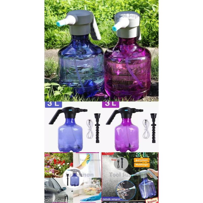 Jual Botol Sprai Elektrik Semprotan Tanaman 3L Untuk Siram Tanaman Atau ...