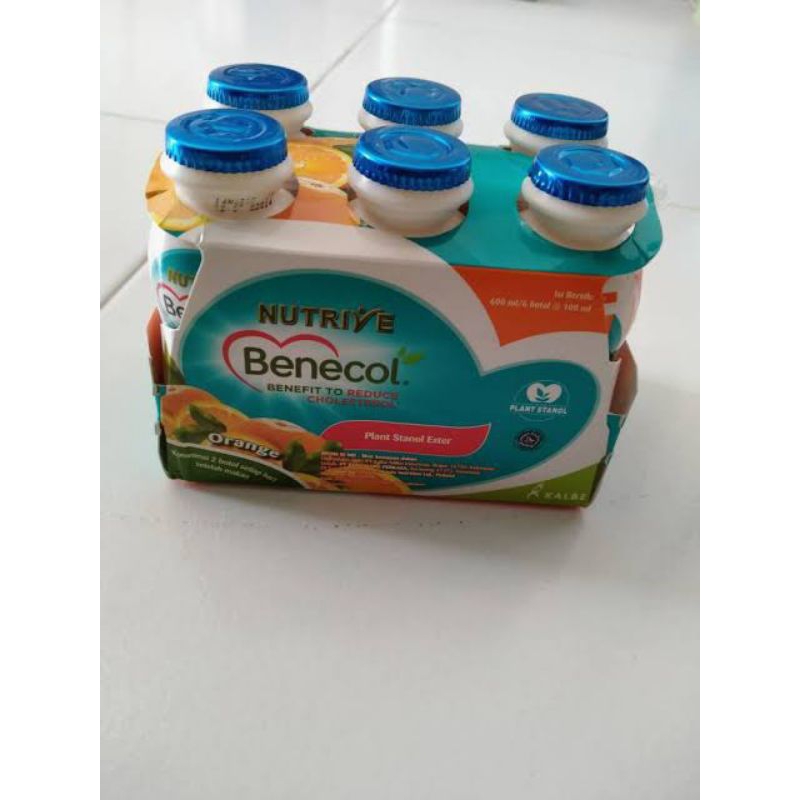 Jual Nutrive Benecol Orange Botol 100ml (4pcs) | Shopee Indonesia