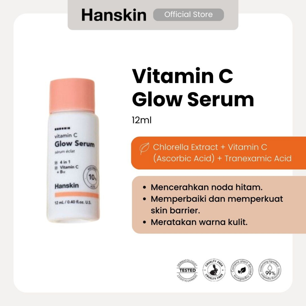Jual Hanskin Vitamin C Glow Serum 12 ml Shopee Indonesia