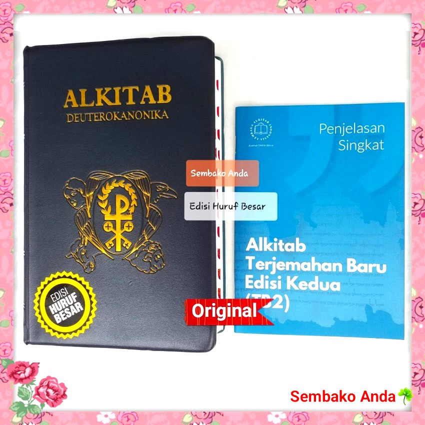 Jual A Alkitab Katolik Edisi Huruf Besar Terjemahan Baru Edisi 2