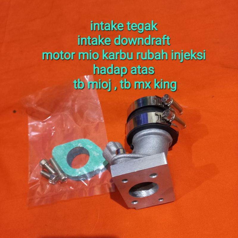 Jual intake downdraft motor mio karbu rubah injeksi bisah pasang tb ...