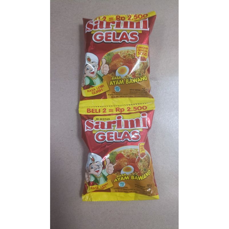 Jual Sarimi Gelas / Sarimi Baso Sapi / Sarimi Ayam Bawang - 2 Pcs ...