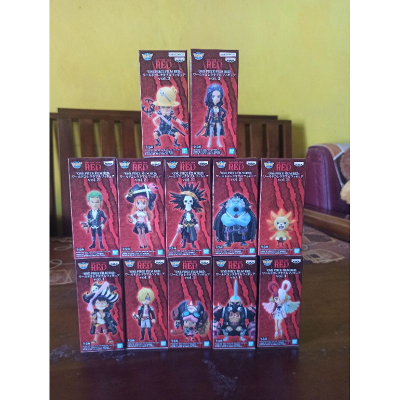 Jual Original Figure WCF Film Red Vol. 1 2 3 One Piece SET Mugiwara ...