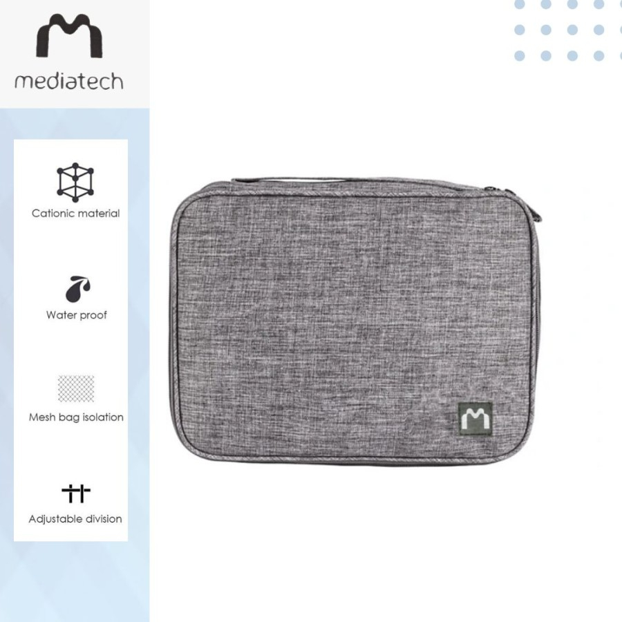 Jual Mediatech Travel Bag Pouch Organizer TB-03 Double Slot