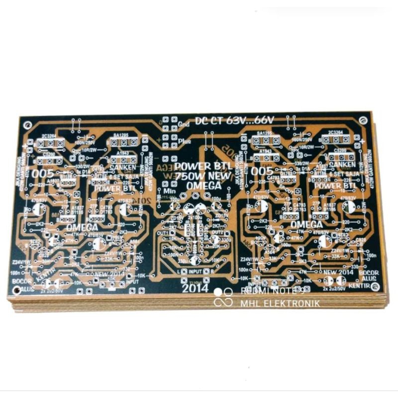 Jual Pcb Driver Power Amplifier Watt Btl Omega Shopee Indonesia