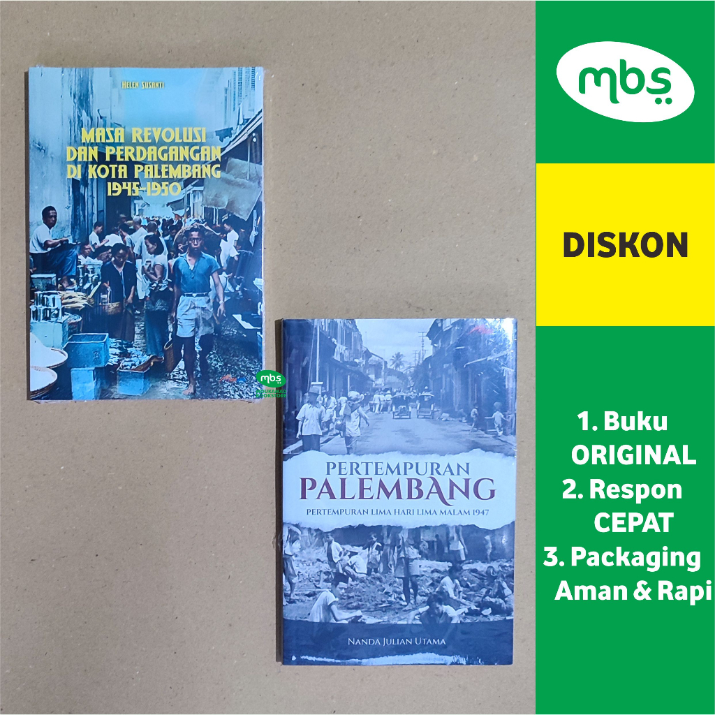 Jual PAKET BUKU SEJARAH MASA REVOLUSI DAN PERDAGANGAN DI KOTA PALEMBANG ...