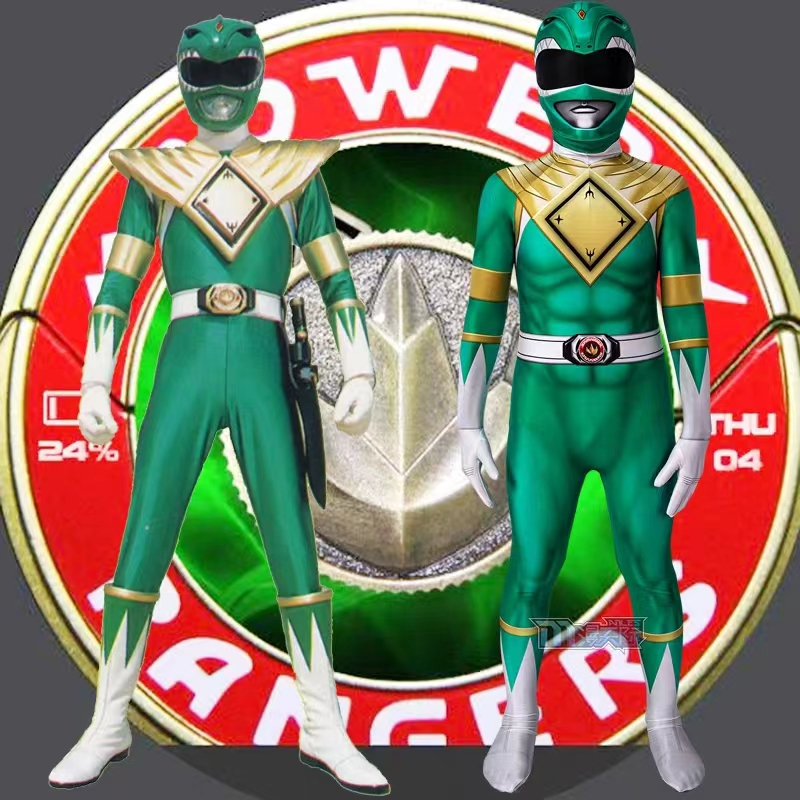 Jual 3-12T Tyrannosaurus power rangers COS Jumpsuit Costumes Halloween ...