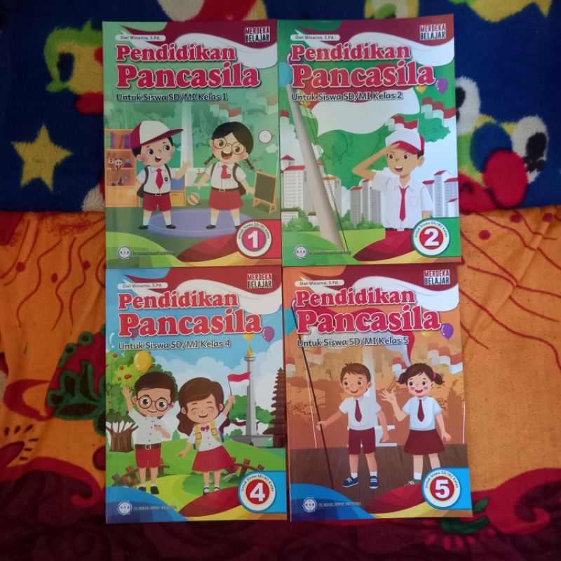 Jual ORIGINAL BUKU PENDIDIKAN PANCASILA KELAS 1 2 4 5 SD/MI KURIKULUM ...