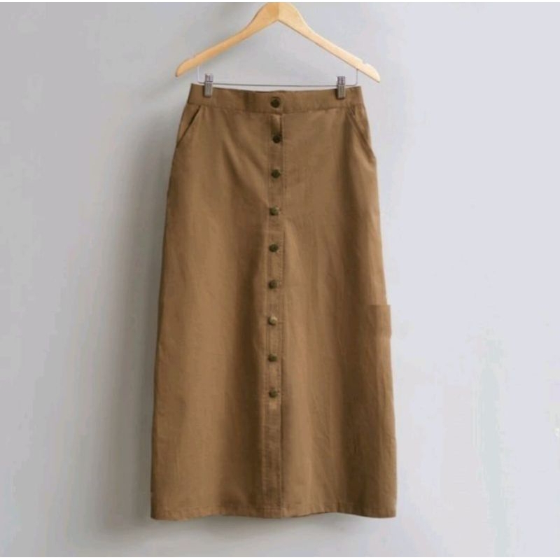 Jual Rok Panjang Terbaru Mode Kancing / Rok Span / Rok Remaja Kekinian ...