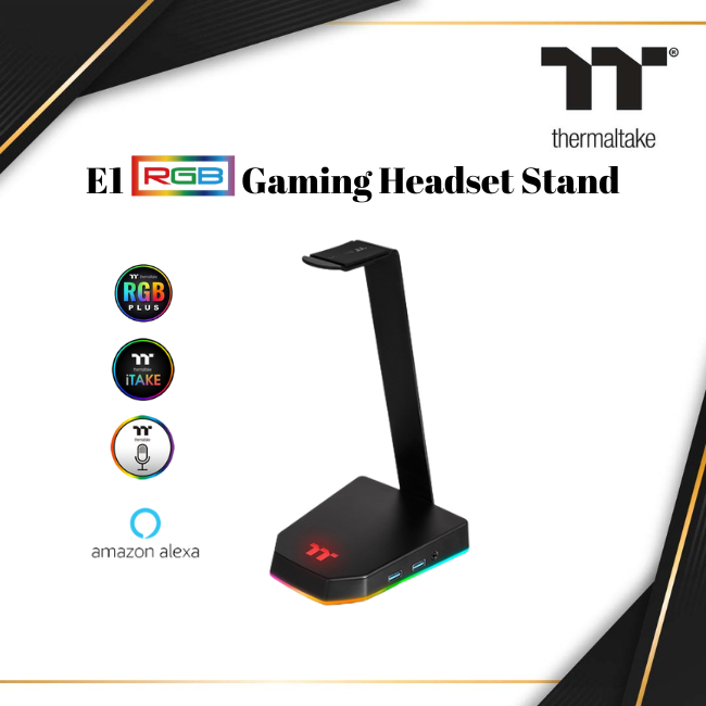 Thermaltake e1 rgb discount gaming headset stand