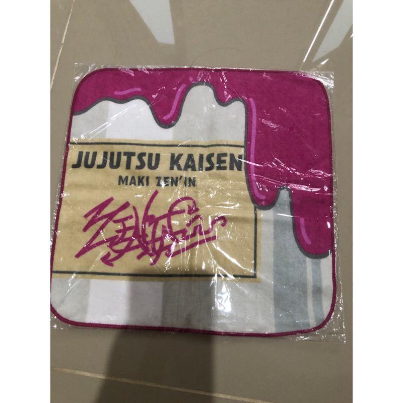 Jual official kain hand towel maki zenin paint splash x battle jujutsu