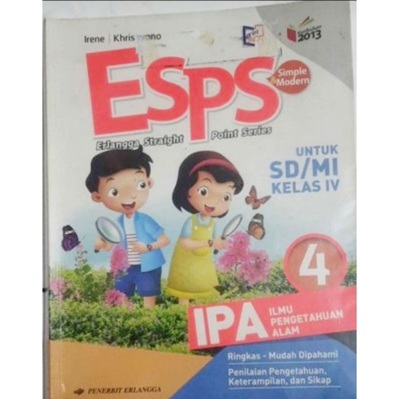 Jual Buku Paket ESPS IPA Kelas 4 SD/MI-Buku Second | Shopee Indonesia