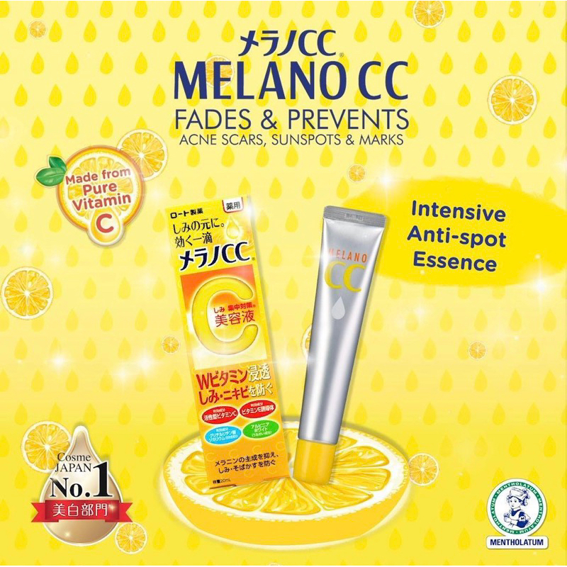 Jual Rohto Melano Cc Intensive Anti Spot Essence [20 Ml] Shopee Indonesia