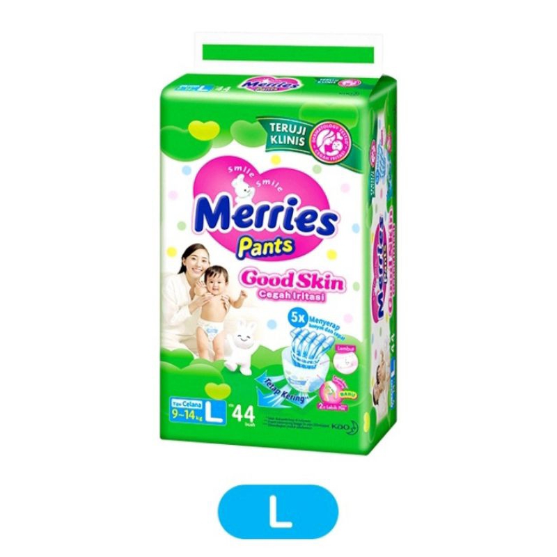 Jual Popok sekali pakai diapers Merries S40| M34| L30| XL26 | Shopee ...
