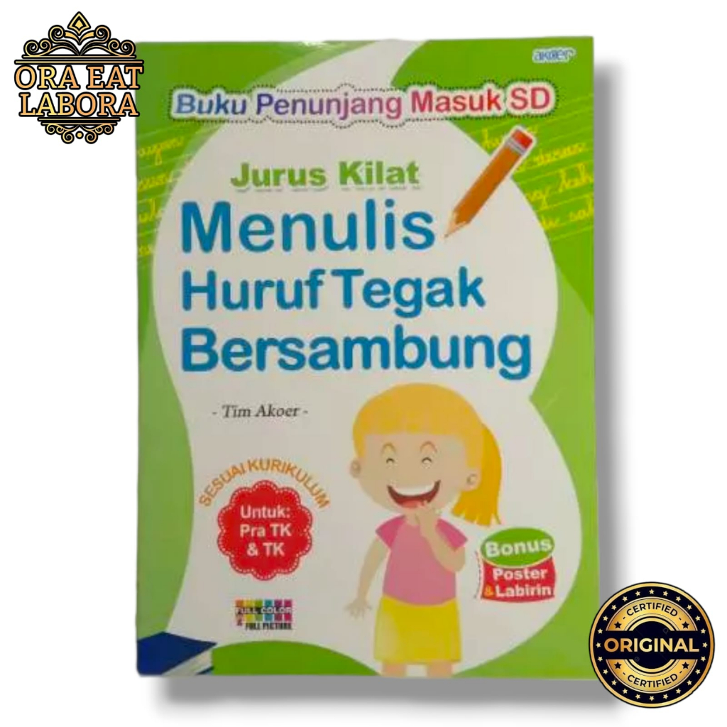 Jual Buku Original Jurus Kilat Jago Menulis Huruf …