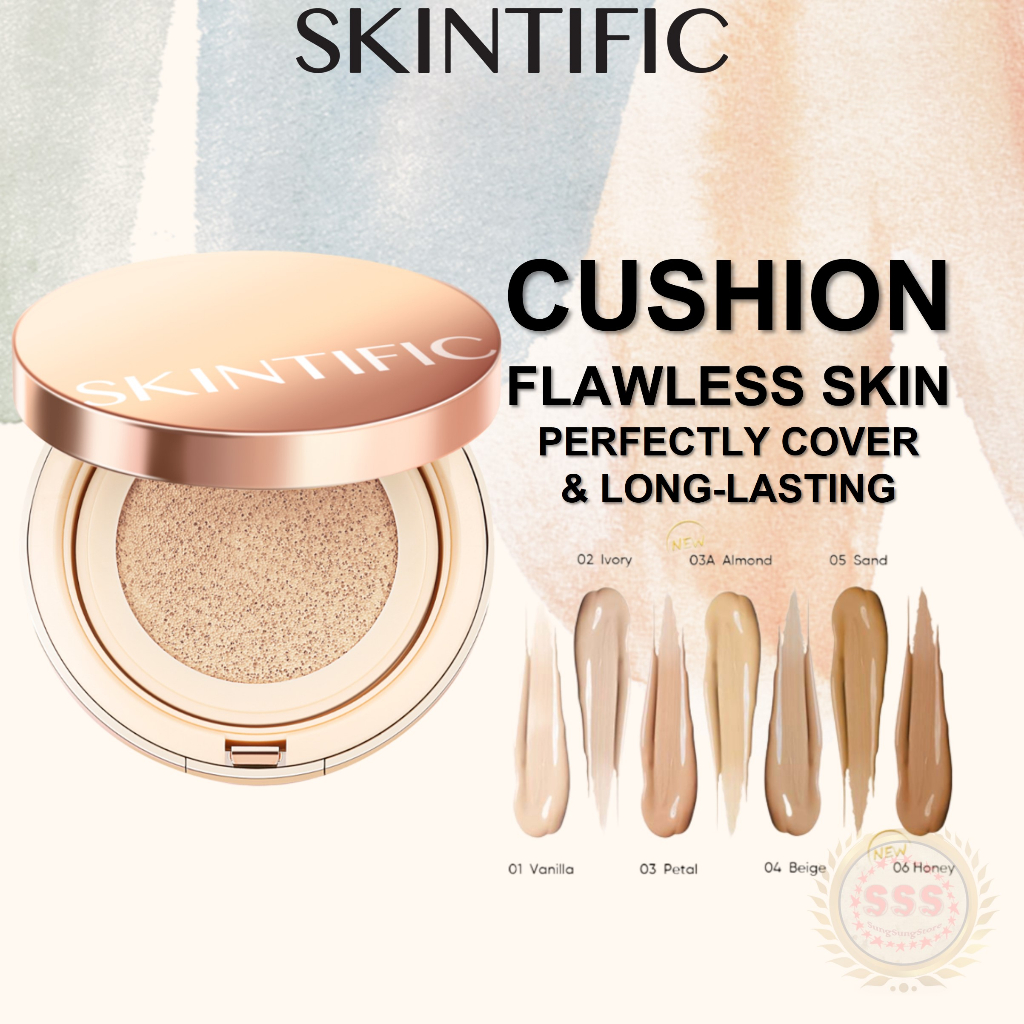Jual SKINTIFIC Cover All Perfect Air Cushion High Coverage Foundation ...