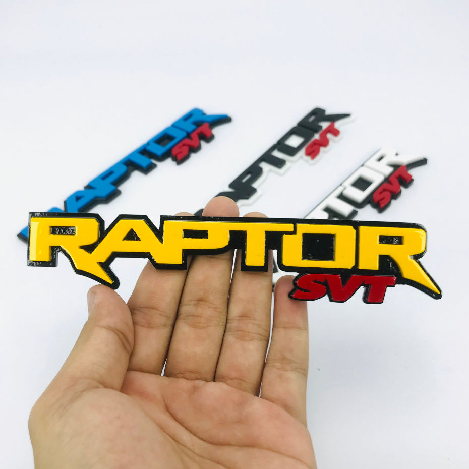 Jual VARIASI EMBLEM MOBIL RAPTOR SVT TULISAN TIMBUL BAHAN 3 DIMENSI ...