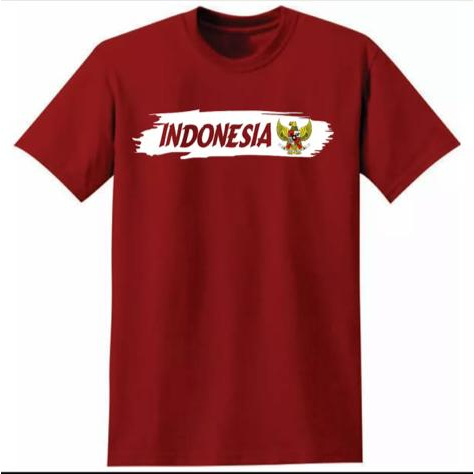 Baju Kaos pria dewasa lengan pendek 17 agustus warna merah putih