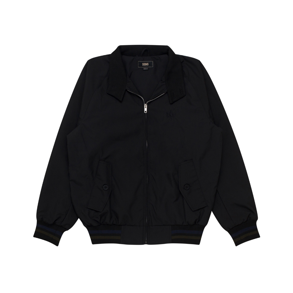 Jual Screamous Jacket Harrington - JACKET POSH BLACK | Shopee Indonesia