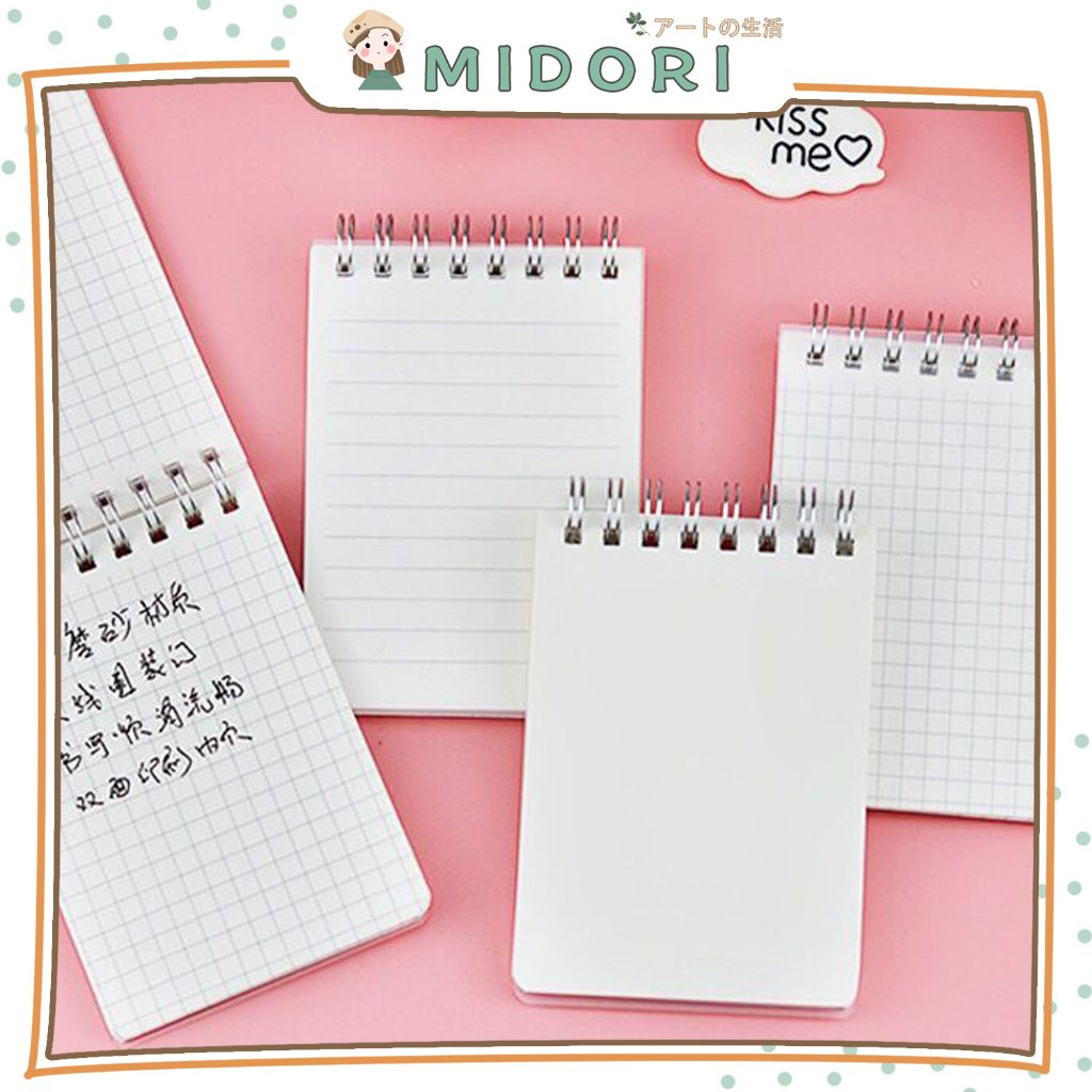 Jual [MIDORI] 60Lembar MEMO PAD RING PORTABEL Note Paper Notepad ...