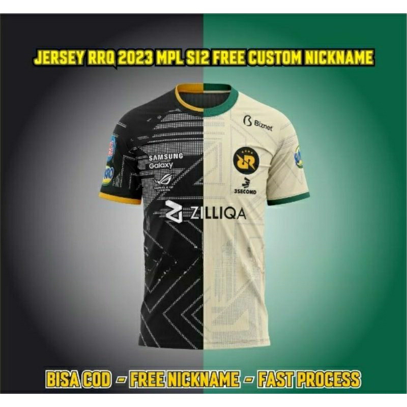 Jual JERSEY RRQ SEASON 12 TERBARU 2023 FREE NICKNAME | Shopee Indonesia