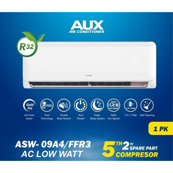 Jual AC AUX ASW 09FFR Split 1PK Low Watt 1 PK 09 FFR Garansi Resmi ...