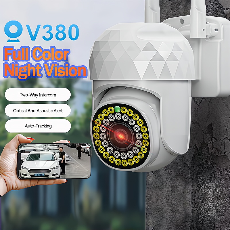 Jual CCTV V380 Outdoor Wireless WIFI Kamera Waterproof Night Vision ...