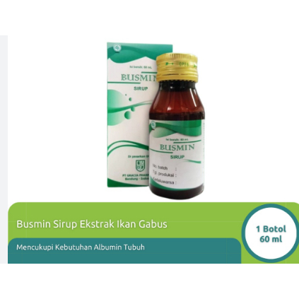 Jual BUSMIN SIRUP 60 ML | Shopee Indonesia