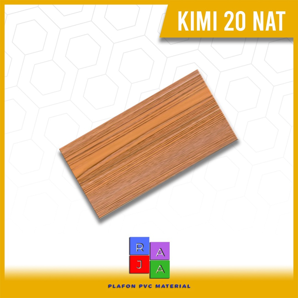 Jual Plafon Pvc Plavon Rumah Kamar Merk Kimi Nat Motif Kayu Ukuran