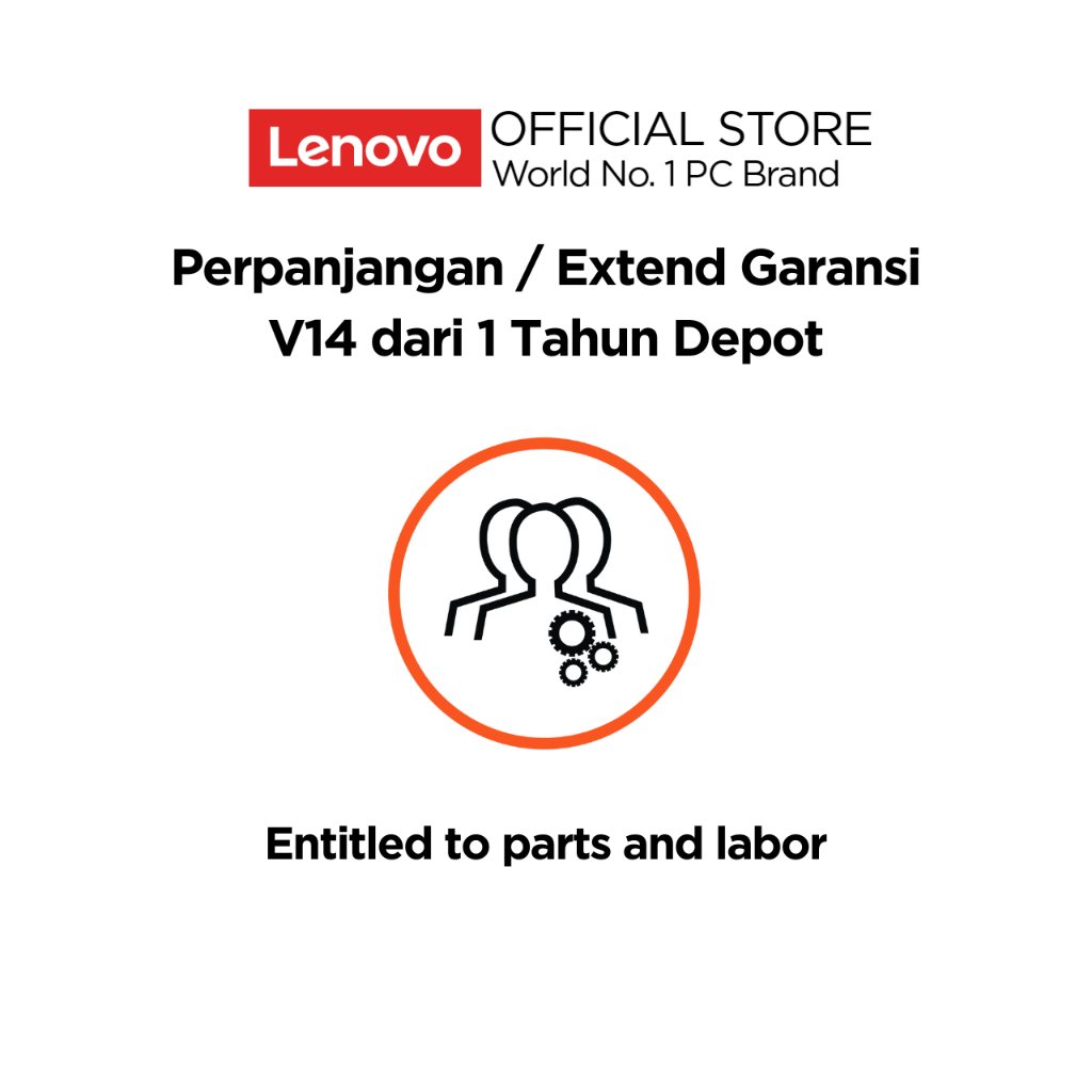 Jual Lenovo V Series (V14 V15 V17) Extended Warranty Depot / Carryin