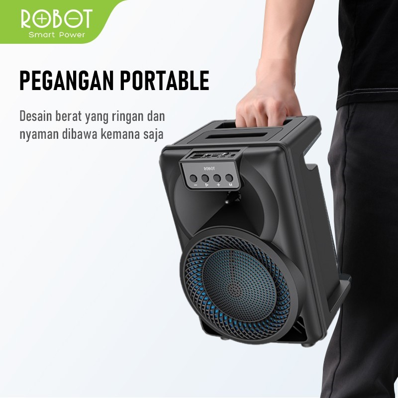 Jual Robot RB350 Speaker Karaoke Portable Bluetooth 5.3 With Microphone ...