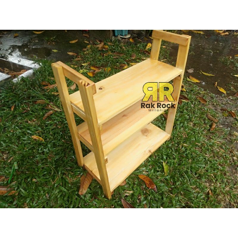 Jual Rak Kayu Ambalan 55x40x20 Rak Buku Rak Sepatu Rak Kayu Susun Rak ...
