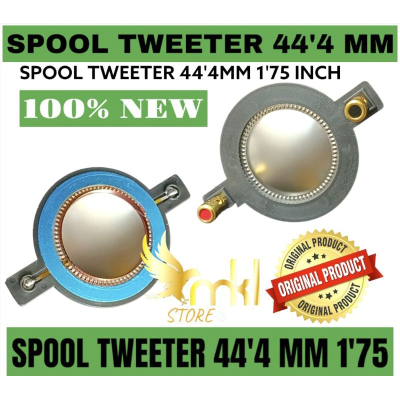 Jual SPOOL TWEETER SOUND UKURAN 44'4MM SPOOL DRIVER TWEETER 44'4MM 1.75 ...