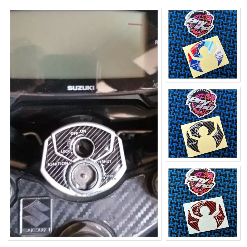 Jual Stiker Sticker Emblem Tutup Kunci Kontak Magnet Satria Fu Facelift