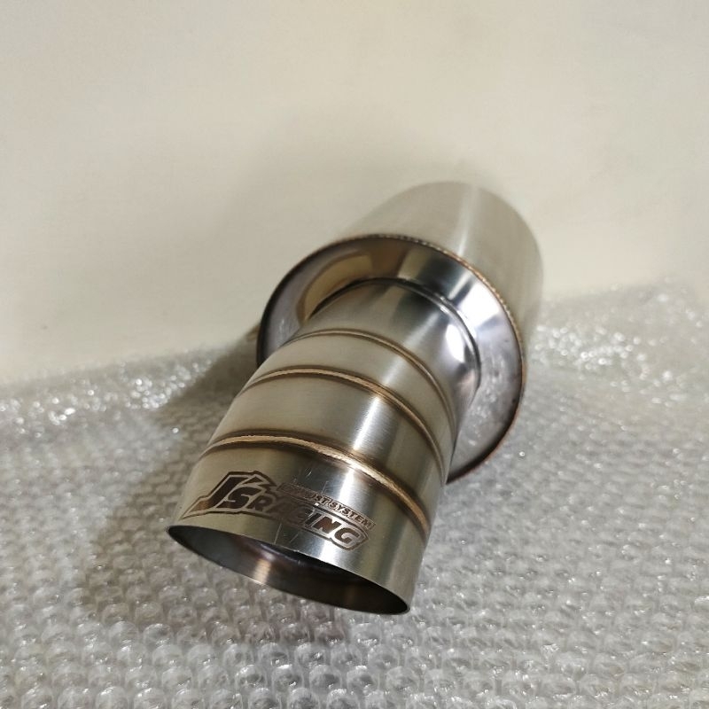 Jual muffler+resonator JSracing knalpot mobil racing suara bass GAHAR ...