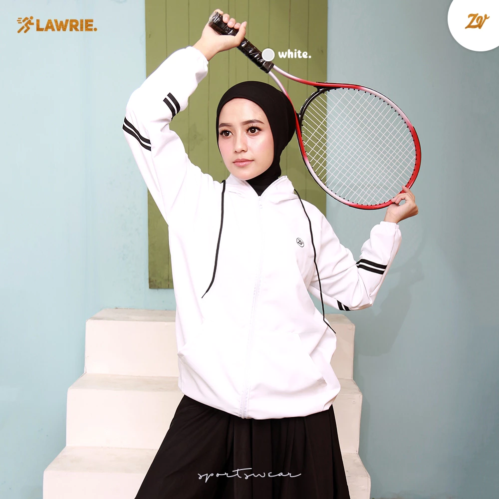 Jaket Olahraga Zaneva Lawrie - Modis, Simple, dan Adem untuk Gaya Sporty Terbaru