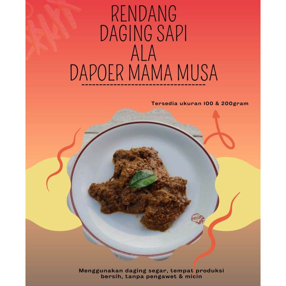 Jual Rendang Daging Suwir Spesial Ala Dapoer Mama Musa | Shopee Indonesia