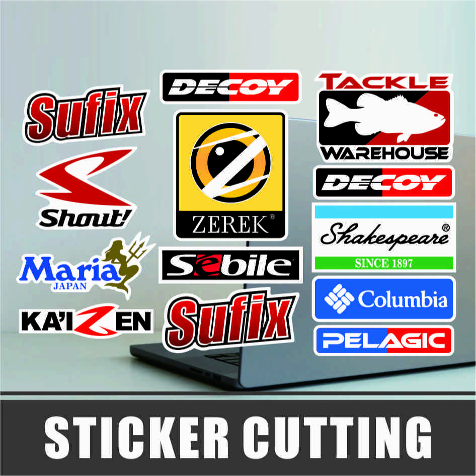 Jual Stiker Brand Pancing Anti Air Murah Sticker Mancing Kotak Lure Soft  Rog Tackle Box Jigging Popping Casting