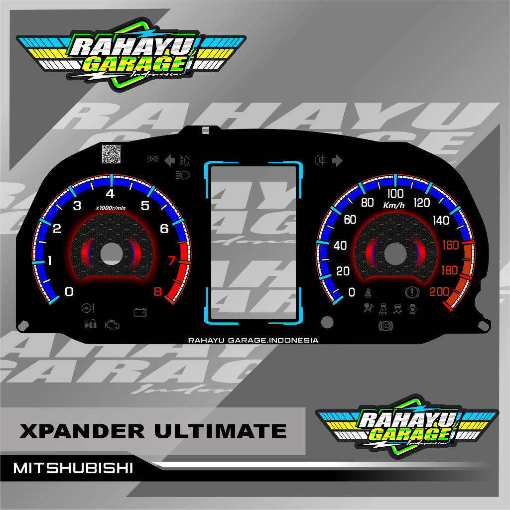 Jual papan speedometer custom xpander ultimate panel spido meter custom
