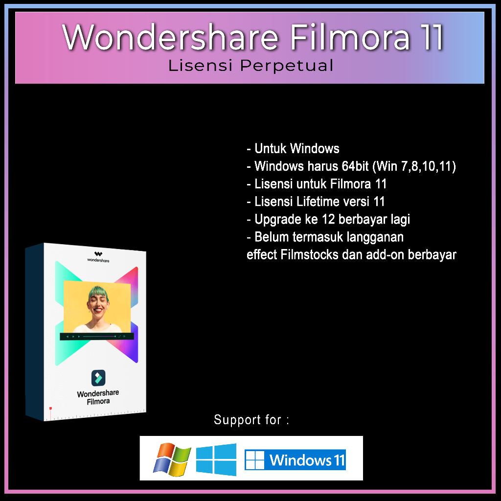 Jual Filmora 11 - Video Editor (Lisensi Perpetual) | Shopee Indonesia