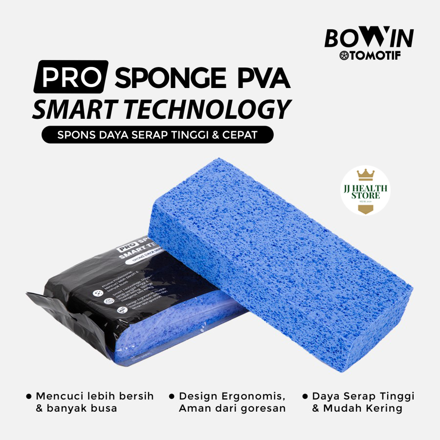 Jual Bowin Smart Sponge Busa Banyak - Pro PVA Tech (Spons Cuci Mobil ...