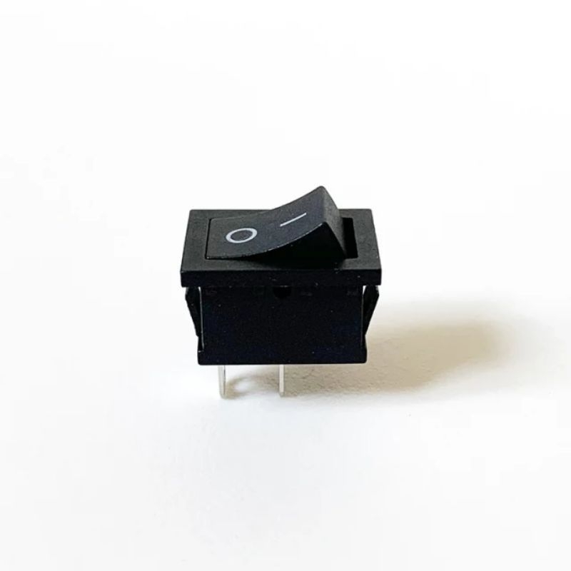 Jual Saklar rocker switch ON-OFF Hitam 2pin/2 kaki ( 5 pcs ) | Shopee ...
