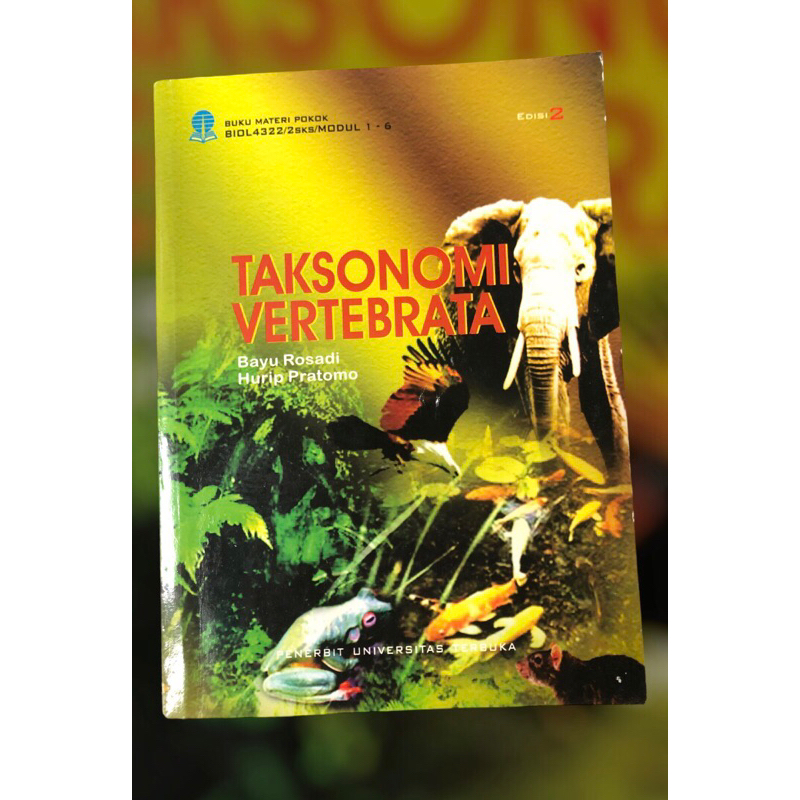 Jual BUKU TAKSONOMI VERTEBRATA (edisi 2) | Shopee Indonesia