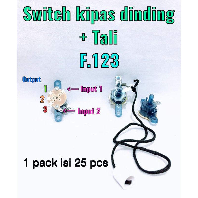 Jual Bijian Switch Kipas Fan Dinding Plus Tali Untuk Merk Umum | Shopee ...