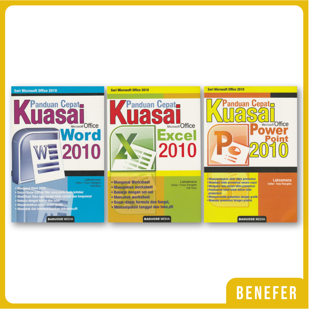 Jual Buku Microsoft Office Word, Excel, & Powerpoint 2010 | Shopee ...